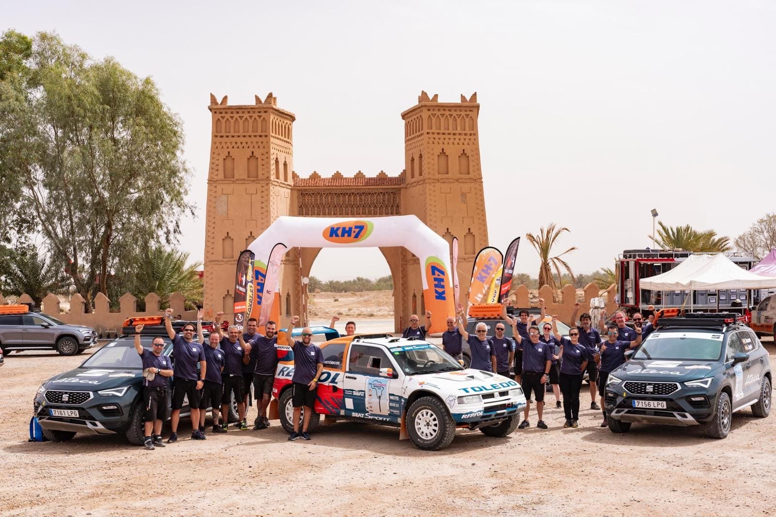 SEAT Históricos en el RallyClassics África 2024