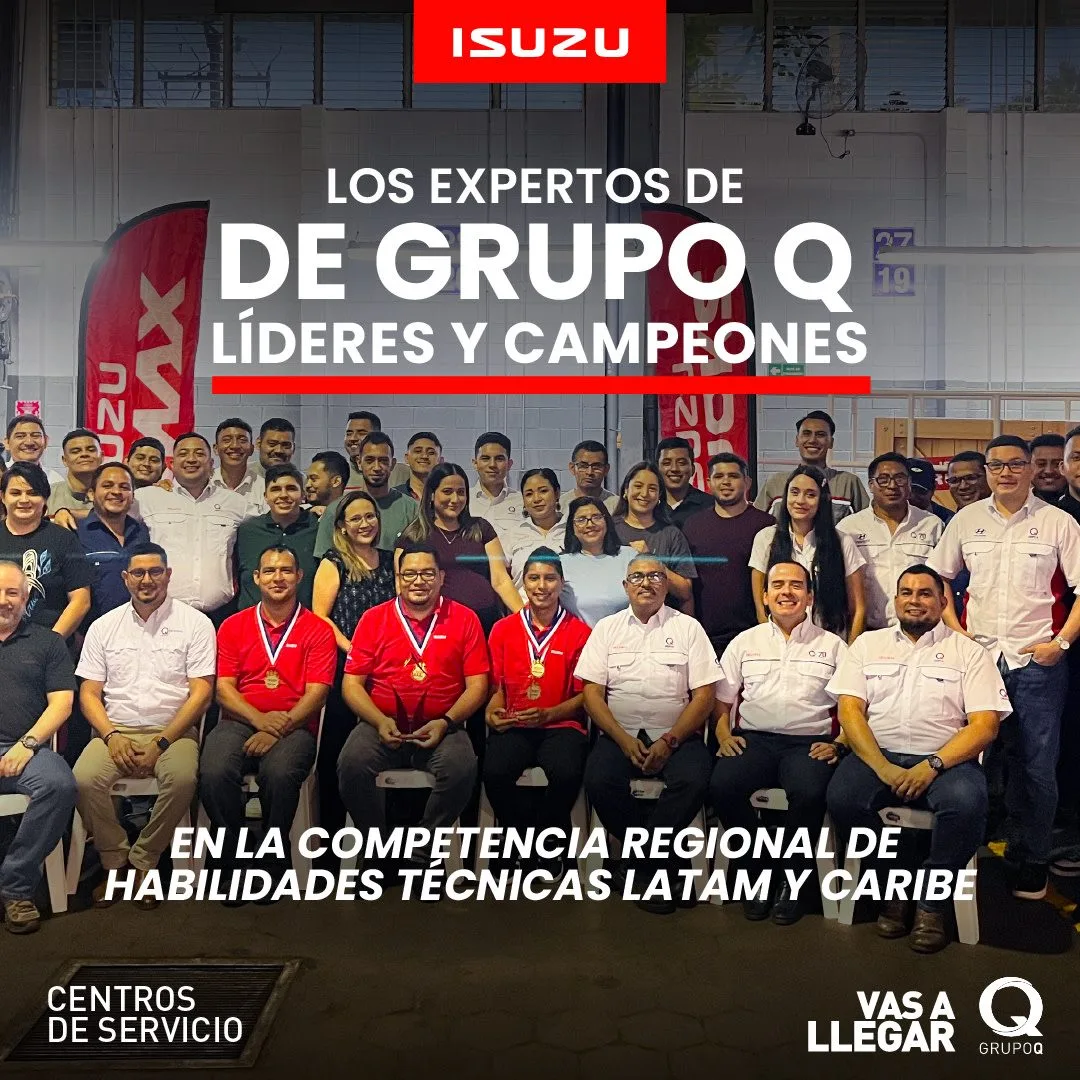 Equipo Isuzu Logra Primer Lugar en LATAM y Caribe